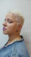  Стрижка модельная (женская), Окрашивание волос "Londa" 1 тон/ Осветление волос с применением красителя "Special Blonds", Укладка волос феном. Выполняется с обязательным применением укладочных средств или средств по уходу, расчёсок, брашингов. Так же в работе используется утюжок или диффузор.,