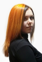  Стрижка модельная (женская), Укладка волос феном. Выполняется с обязательным применением укладочных средств или средств по уходу, расчёсок, брашингов. Так же в работе используется утюжок или диффузор., Креативное окрашивание "Schwarzkopf" ABSOLUTE ,